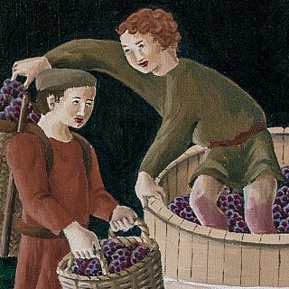 The Grape Harvest detail